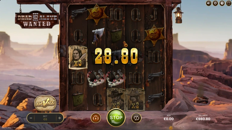 Dead or Alive 3 Wanted ana oyunda küçük çizgi kazancı